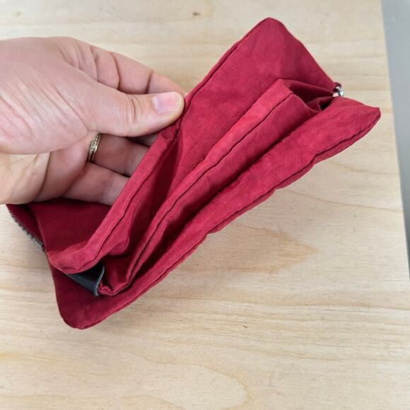 Kipling Creativity Pouch Red Storage 3 compartment - Picture 5 of 11